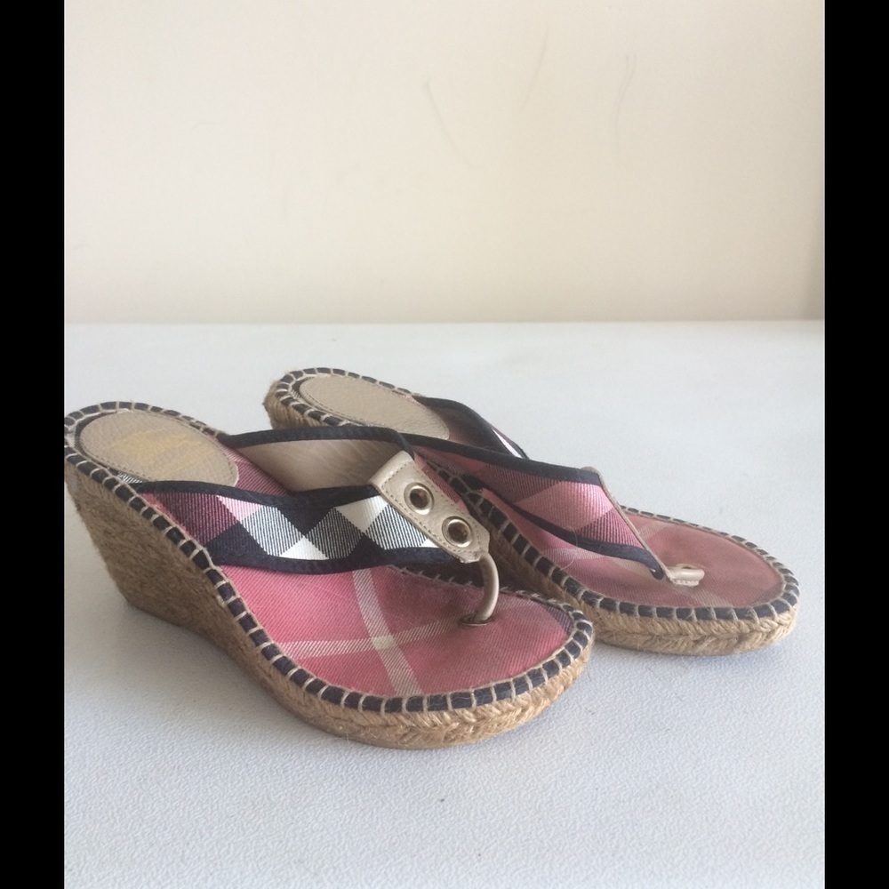 Burberry Espadrilles Thong Sandal 🔴CLEARANCE🔴